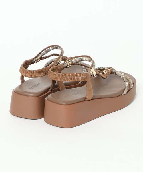 BAYFLOW（ベイフロー）の「アツゾコベリーサンダル（サンダル・レディース・ブラウン/ベージュ・LARGE/MEDIUM）」の7枚目の写真