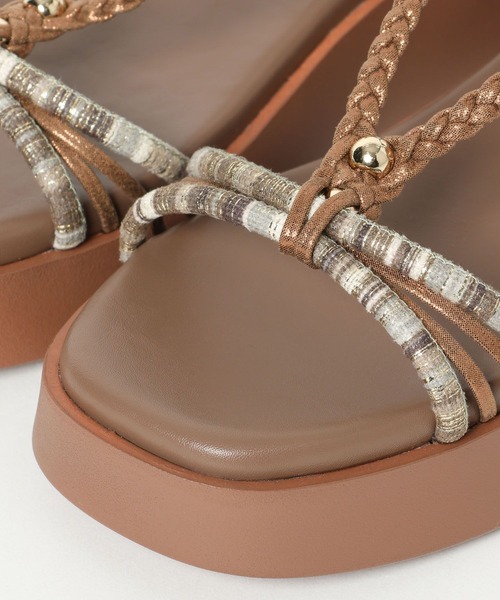 BAYFLOW（ベイフロー）の「アツゾコベリーサンダル（サンダル・レディース・ブラウン/ベージュ・LARGE/MEDIUM）」の10枚目の写真