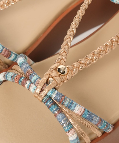 BAYFLOW（ベイフロー）の「アツゾコベリーサンダル（サンダル・レディース・ブラウン/ベージュ・LARGE/MEDIUM）」の14枚目の写真