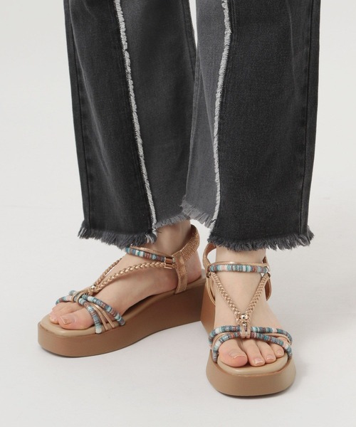 BAYFLOW（ベイフロー）の「アツゾコベリーサンダル（サンダル・レディース・ブラウン/ベージュ・LARGE/MEDIUM）」の17枚目の写真