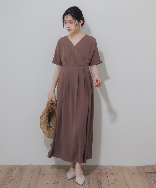 小さいサイズ カシュクールワンピース 低身長さん・小柄女性