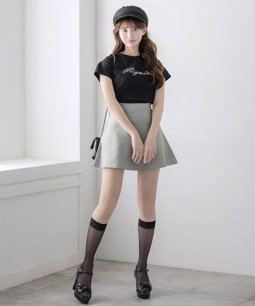 Julia Boutique（ジュリアブティック）の「ドットチュールリボン付きサマーキャスケット/24108（キャスケット・レディース・ブラック/オフホワイト・ONE）」の18枚目の写真