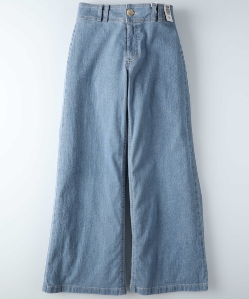 SOMETHING(サムシング)の「【SOMETHING】SAILOR WIDE(デニムパンツ・レディース・ライトインディゴブルー・XS/M/S)」の6枚目の写真