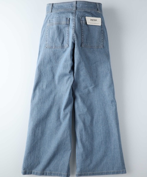 SOMETHING(サムシング)の「【SOMETHING】SAILOR WIDE(デニムパンツ・レディース・ライトインディゴブルー・XS/M/S)」の7枚目の写真