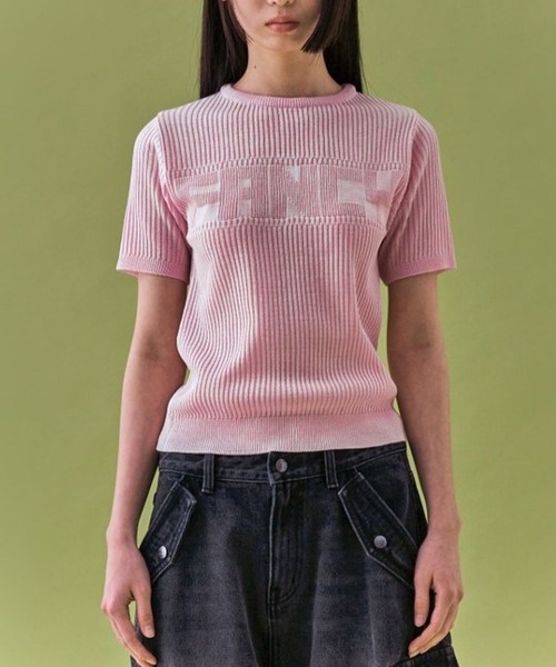 FANCY CLUB（ファンシークラブ）の「NASTY FANCY CLUB／FANCYニットT  2116663（Tシャツ/カットソー・レディース・ブラック/ブルー/ピンク・FREE）」の3枚目の写真