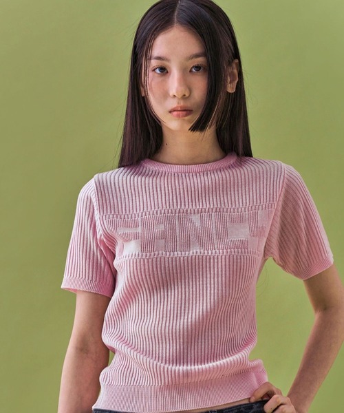 FANCY CLUB（ファンシークラブ）の「NASTY FANCY CLUB／FANCYニットT  2116663（Tシャツ/カットソー・レディース・ブラック/ブルー/ピンク・FREE）」の6枚目の写真