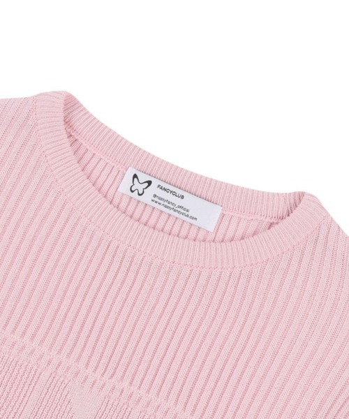 FANCY CLUB（ファンシークラブ）の「NASTY FANCY CLUB／FANCYニットT  2116663（Tシャツ/カットソー・レディース・ブラック/ブルー/ピンク・FREE）」の21枚目の写真