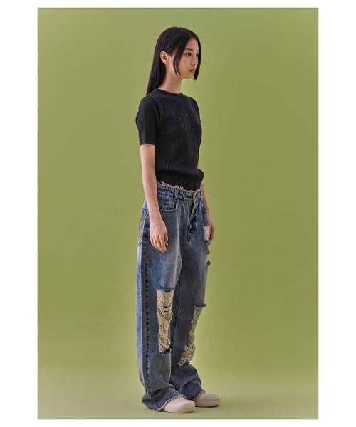 FANCY CLUB（ファンシークラブ）の「NASTY FANCY CLUB／FANCYニットT  2116663（Tシャツ/カットソー・レディース・ブラック/ブルー/ピンク・FREE）」の15枚目の写真