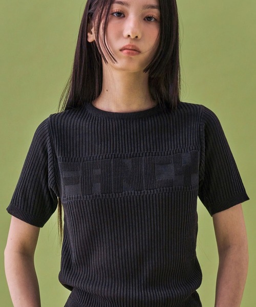 FANCY CLUB（ファンシークラブ）の「NASTY FANCY CLUB／FANCYニットT  2116663（Tシャツ/カットソー・レディース・ブラック/ブルー/ピンク・FREE）」の18枚目の写真