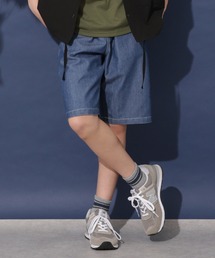 GLAZOS | 【接触冷感】【セットアップ対応】デニム・イージーハーフパンツ(その他パンツ)