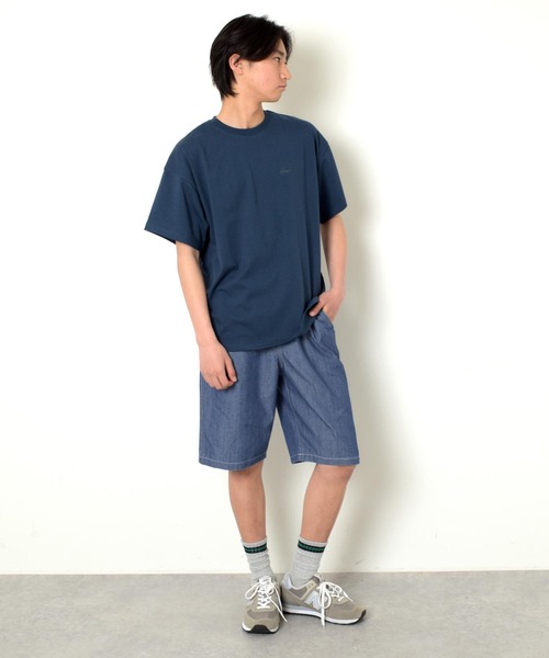 GLAZOS（グラソス）の「【接触冷感】【セットアップ対応】デニム・イージーハーフパンツ（その他パンツ・キッズ・ブラック/ライトブルー/インディゴブルー・150cm/140cm/170cm/160cm）」の14枚目の写真