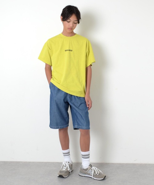 GLAZOS（グラソス）の「【接触冷感】【セットアップ対応】デニム・イージーハーフパンツ（その他パンツ・キッズ・ブラック/ライトブルー/インディゴブルー・150cm/140cm/170cm/160cm）」の15枚目の写真