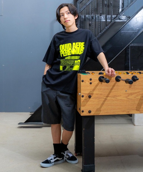 GLAZOS（グラソス）の「【接触冷感】【セットアップ対応】デニム・イージーハーフパンツ（その他パンツ・キッズ・ブラック/ライトブルー/インディゴブルー・150cm/140cm/170cm/160cm）」の11枚目の写真