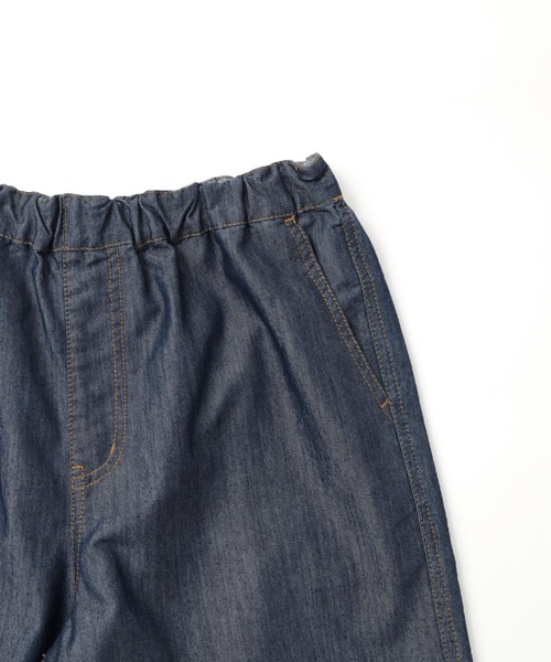 GLAZOS（グラソス）の「【接触冷感】【セットアップ対応】デニム・イージーハーフパンツ（その他パンツ・キッズ・ブラック/ライトブルー/インディゴブルー・150cm/140cm/170cm/160cm）」の18枚目の写真
