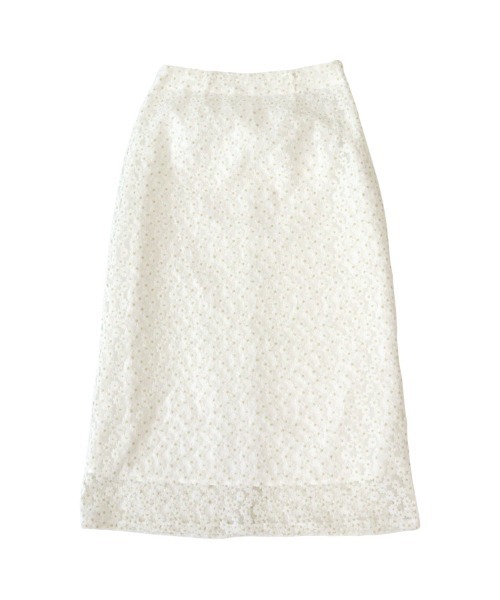 DONOBAN（ドノバン）の「フラワーレーススカート（スカート・レディース・ブラック/ホワイト・F）」の16枚目の写真