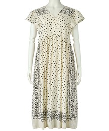 KID BLUE（キッドブルー）の「キッドブルー -２４バンダナドット -半袖ワンピース -KRWR356 -kidblue（ワンピース）」