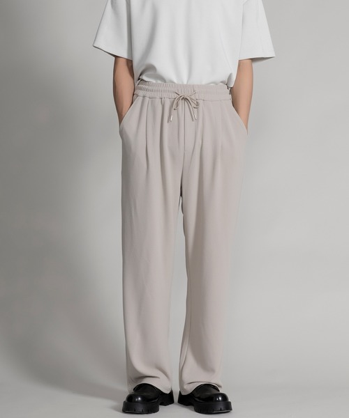 aimoha（アイモハ）の「【aimoha neo】TEXTURED TRACK TROUSERS セットアップ対応（スウェットパンツ・メンズ・ブラック/ベージュ・SMALL/MEDIUM/LARGE/X-LARGE）」の15枚目の写真