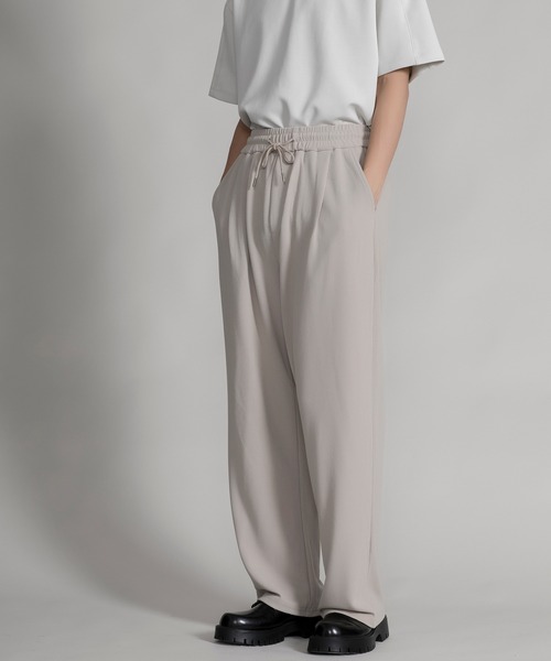 aimoha（アイモハ）の「【aimoha neo】TEXTURED TRACK TROUSERS セットアップ対応（スウェットパンツ・メンズ・ブラック/ベージュ・SMALL/MEDIUM/LARGE/X-LARGE）」の16枚目の写真