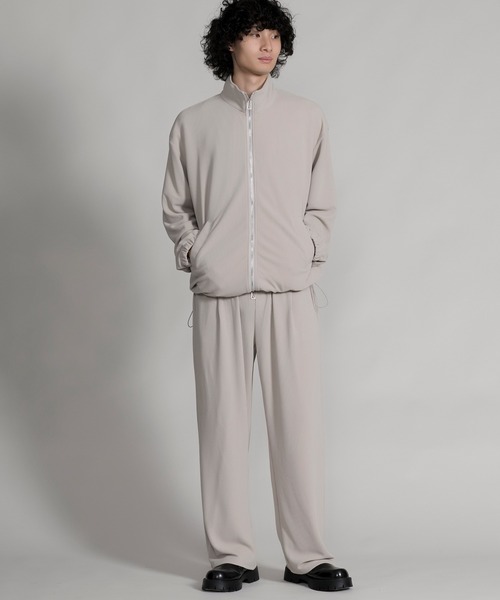 aimoha（アイモハ）の「【aimoha neo】TEXTURED TRACK TROUSERS セットアップ対応（スウェットパンツ・メンズ・ブラック/ベージュ・SMALL/MEDIUM/LARGE/X-LARGE）」の21枚目の写真