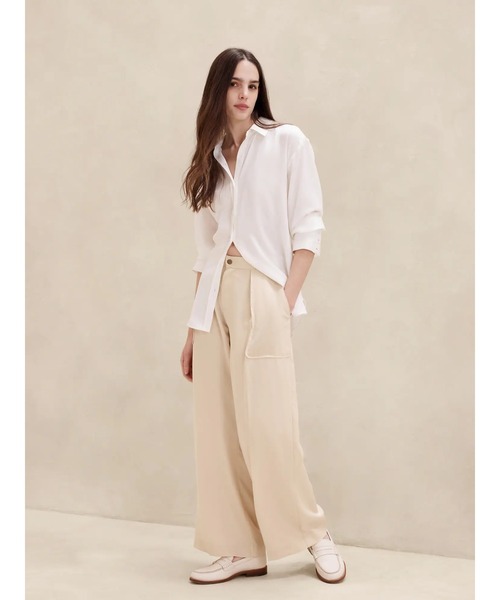 セール】BANANA REPUBLIC FACTORY STORE テンセル(TM)ワイド