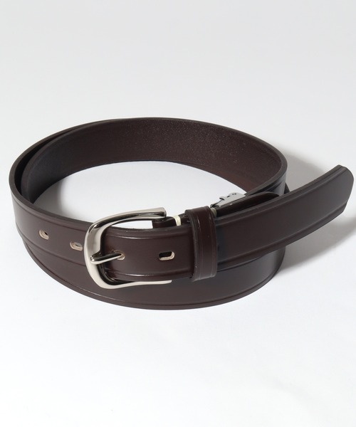 UNIVERSAL OVERALL(ユニバーサルオーバーオール)の「【UNIVERSAL OVERALL/ユニバーサルオーバーオール】30mm刻印ロゴレザーベルト(ベルト・メンズ・ブラウン/ダークブラウン/ブラック/ダークブラウン系/ブラック系・FREE)」の5枚目の写真
