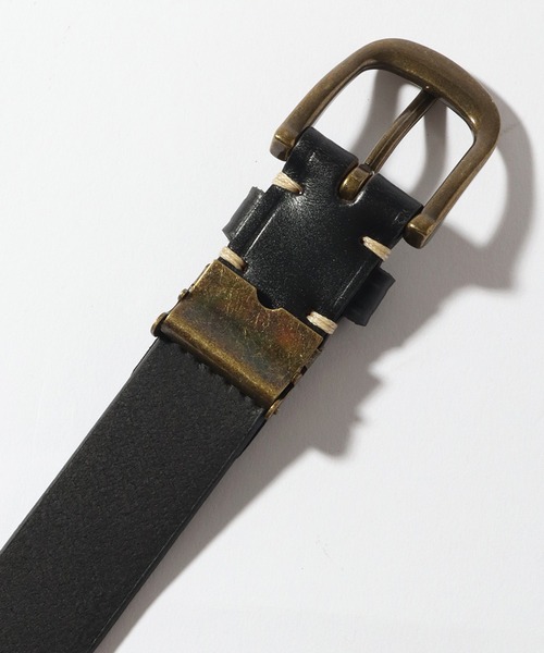 UNIVERSAL OVERALL(ユニバーサルオーバーオール)の「【UNIVERSAL OVERALL/ユニバーサルオーバーオール】30mm刻印ロゴレザーベルト(ベルト・メンズ・ブラウン/ダークブラウン/ブラック/ダークブラウン系/ブラック系・FREE)」の8枚目の写真