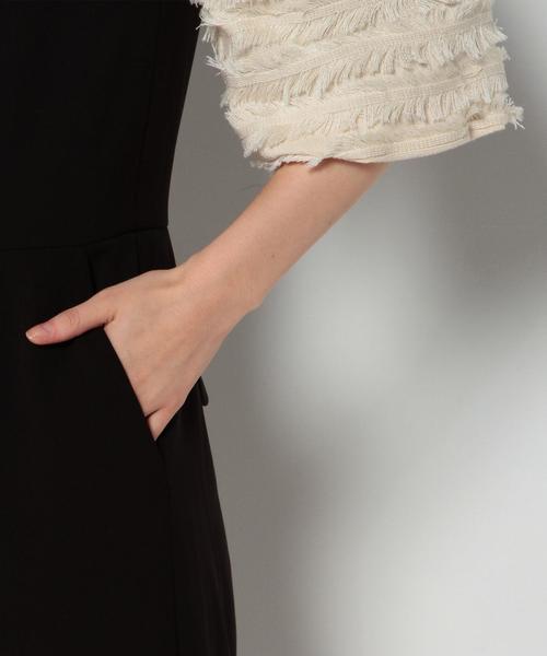 Another Edition（アナザーエディション）の「Vネックオールインワン/ AEBC Ⅴ/N AIO◆（つなぎ/オールインワン・レディース・ブラック/ベージュ・MEDIUM/SMALL）」の11枚目の写真