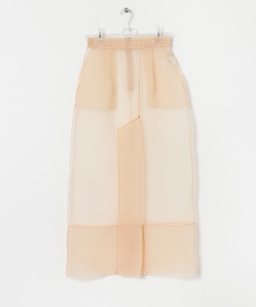 LAATO（ラート）の「sheer skirt（スカート・レディース・ブラック/アイボリー・FREE）」の4枚目の写真