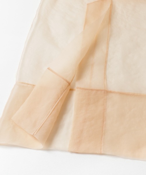 LAATO（ラート）の「sheer skirt（スカート・レディース・ブラック/アイボリー・FREE）」の8枚目の写真