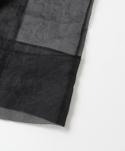 LAATO（ラート）の「sheer skirt（スカート・レディース・ブラック/アイボリー・FREE）」の10枚目の写真