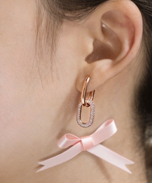 再値下げ❗️DW Pavé Crystal Earrings ローズゴールドピアス Daniel Wellington ＼MAX70%OFFセール／ ＼公式限定2年保証
