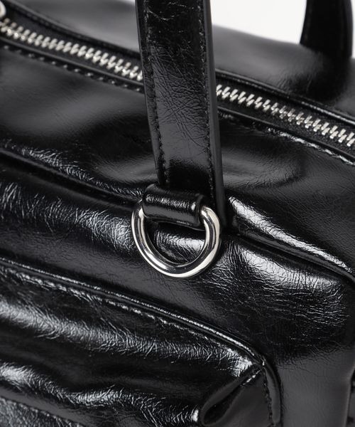 LOWRYS FARM(ローリーズファーム)の「リッタイポケツキボストン 128529(ボストンバッグ・レディース・ブラック/ホワイト・FREE)」の18枚目の写真