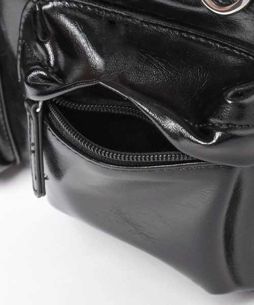 LOWRYS FARM(ローリーズファーム)の「リッタイポケツキボストン 128529(ボストンバッグ・レディース・ブラック/ホワイト・FREE)」の14枚目の写真