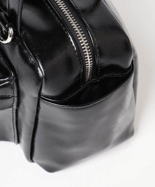 LOWRYS FARM(ローリーズファーム)の「リッタイポケツキボストン 128529(ボストンバッグ・レディース・ブラック/ホワイト・FREE)」の11枚目の写真