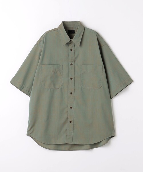 green label relaxing(グリーンレーベルリラクシング)の「ウォッシャブルトロ ダブルポケット レギュラーカラー シャツ-ウォッシャブル・ストレッチ・防シワ-(シャツ/ブラウス・メンズ・オリーブ/ターコイズブルー・XL/M/S/L)」の8枚目の写真