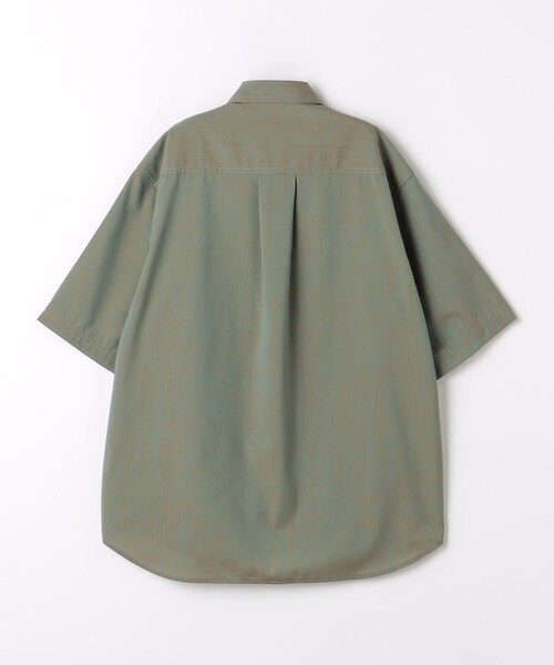 green label relaxing(グリーンレーベルリラクシング)の「ウォッシャブルトロ ダブルポケット レギュラーカラー シャツ-ウォッシャブル・ストレッチ・防シワ-(シャツ/ブラウス・メンズ・オリーブ/ターコイズブルー・XL/M/S/L)」の9枚目の写真