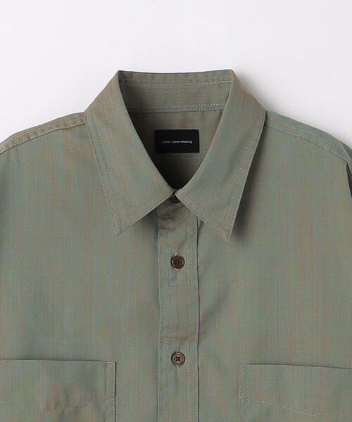 green label relaxing(グリーンレーベルリラクシング)の「ウォッシャブルトロ ダブルポケット レギュラーカラー シャツ-ウォッシャブル・ストレッチ・防シワ-(シャツ/ブラウス・メンズ・オリーブ/ターコイズブルー・XL/M/S/L)」の10枚目の写真