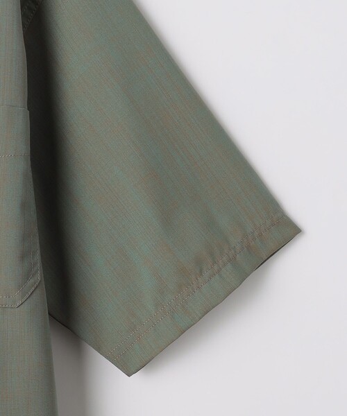 green label relaxing(グリーンレーベルリラクシング)の「ウォッシャブルトロ ダブルポケット レギュラーカラー シャツ-ウォッシャブル・ストレッチ・防シワ-(シャツ/ブラウス・メンズ・オリーブ/ターコイズブルー・XL/M/S/L)」の11枚目の写真