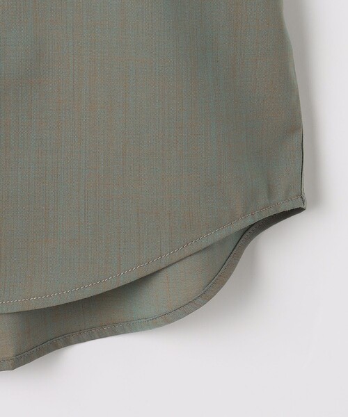green label relaxing(グリーンレーベルリラクシング)の「ウォッシャブルトロ ダブルポケット レギュラーカラー シャツ-ウォッシャブル・ストレッチ・防シワ-(シャツ/ブラウス・メンズ・オリーブ/ターコイズブルー・XL/M/S/L)」の12枚目の写真