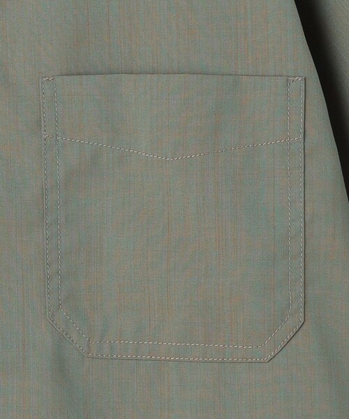 green label relaxing(グリーンレーベルリラクシング)の「ウォッシャブルトロ ダブルポケット レギュラーカラー シャツ-ウォッシャブル・ストレッチ・防シワ-(シャツ/ブラウス・メンズ・オリーブ/ターコイズブルー・XL/M/S/L)」の13枚目の写真