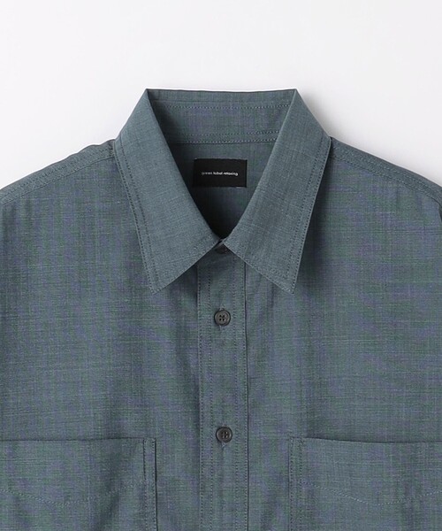 green label relaxing(グリーンレーベルリラクシング)の「ウォッシャブルトロ ダブルポケット レギュラーカラー シャツ-ウォッシャブル・ストレッチ・防シワ-(シャツ/ブラウス・メンズ・オリーブ/ターコイズブルー・XL/M/S/L)」の18枚目の写真