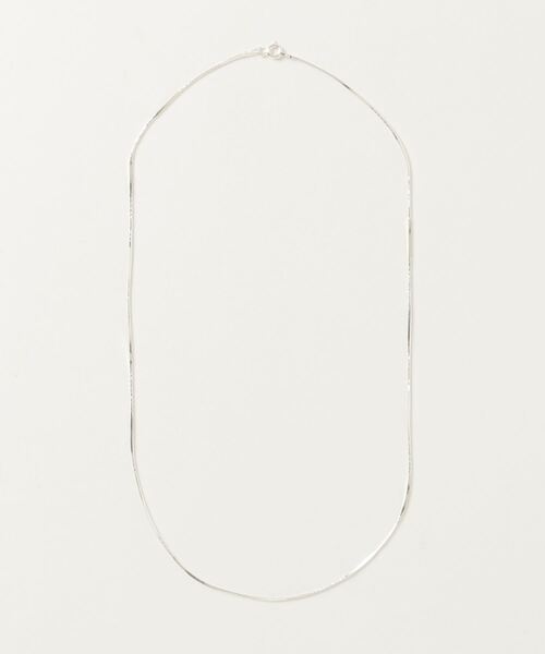 【925 SILVER ACC】ITALY製カットスネークネックレスSV925(OG)（ネックレス）｜tone（トーン）