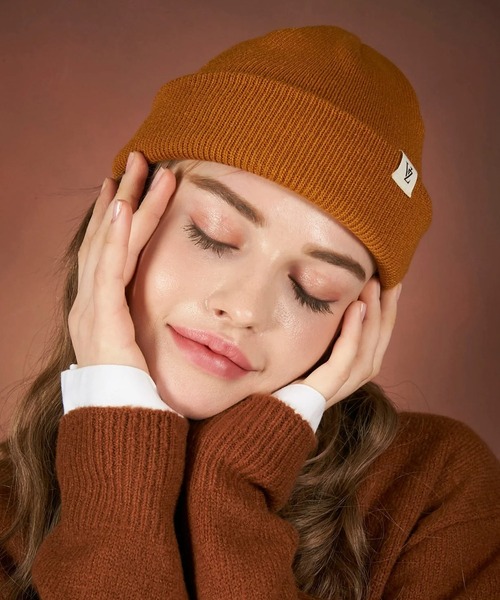 VARZAR/バザール Monogram label beanie ビーニー ニット帽