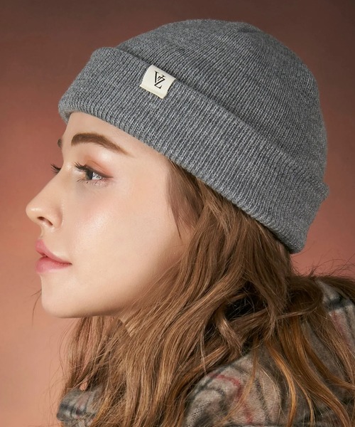 VARZAR ビーニー VARZAR/バザール Monogram label beanie ビーニー ニット帽