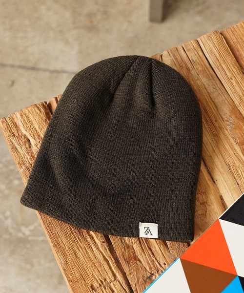 VARZAR（バザール）の「VARZAR/バザール Monogram label beanie ビーニー ニット帽（ニットキャップ/ビーニー・レディース・ベージュ/マスタード/ホワイト/ブラック/カーキ/グレー・FREE）」の14枚目の写真