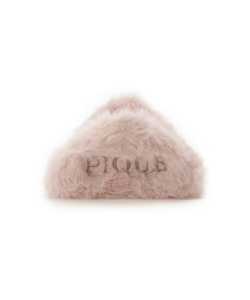 gelato pique（ジェラートピケ）の「エコファーバンスクリップ（バレッタ/ヘアクリップ・レディース・ブルー/ピンク/オフホワイト・FREE）」の3枚目の写真