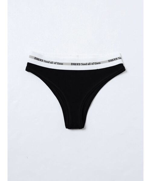 GYDA（ジェイダ）の「BM＆WB JQリブUNDERWEAR（ショーツ・レディース・ライトグレー/ブラック・SMALL）」の18枚目の写真