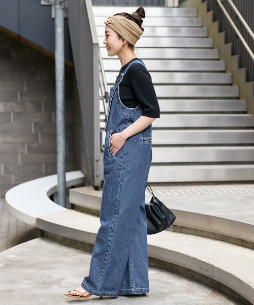 新品B.C STOCKデニムオーバーオール 追加》【WEB限定】デニムオーバーオール(サロペット