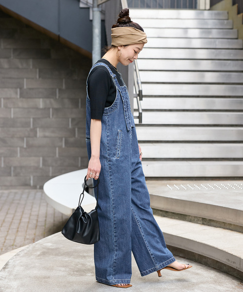 追加》【WEB限定】デニムオーバーオール（サロペット