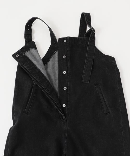 B.C STOCK デニムオーバーオール black 楽天市場】《追加》【WEB限定】デニムオーバーオール B.C STOCK